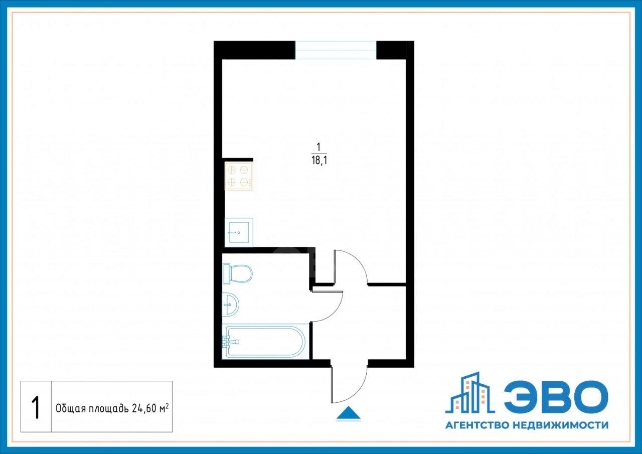 студия в Ленинградской области по адресу: Тихая ул., 1