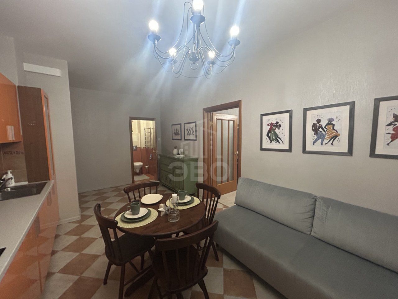 однокомнатная квартира в Санкт-Петербурге по адресу: Поликарпова аллея, 6, к 1