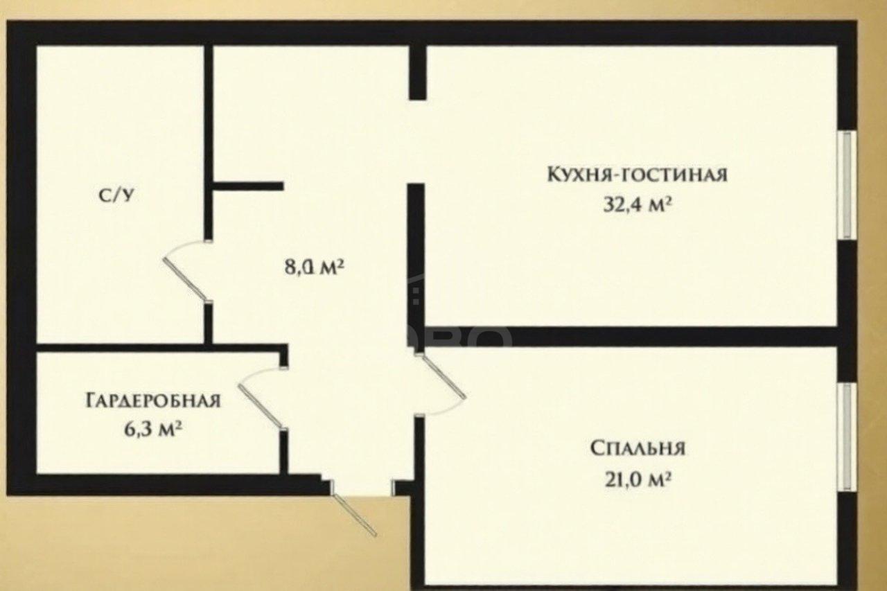 однокомнатная квартира в Санкт-Петербурге по адресу: Исполкомская ул., 17