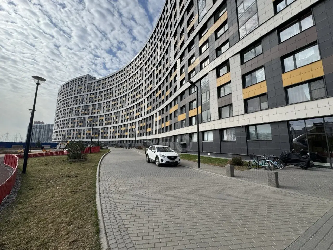 однокомнатная квартира в Ленинградской области по адресу: Авиаторов Балтики проспект, 25