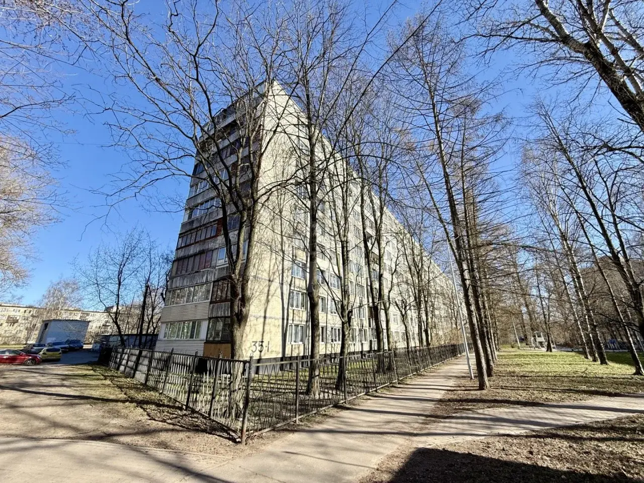 однокомнатная квартира в Санкт-Петербурге по адресу: Славы проспект, 35, к 1, литера А