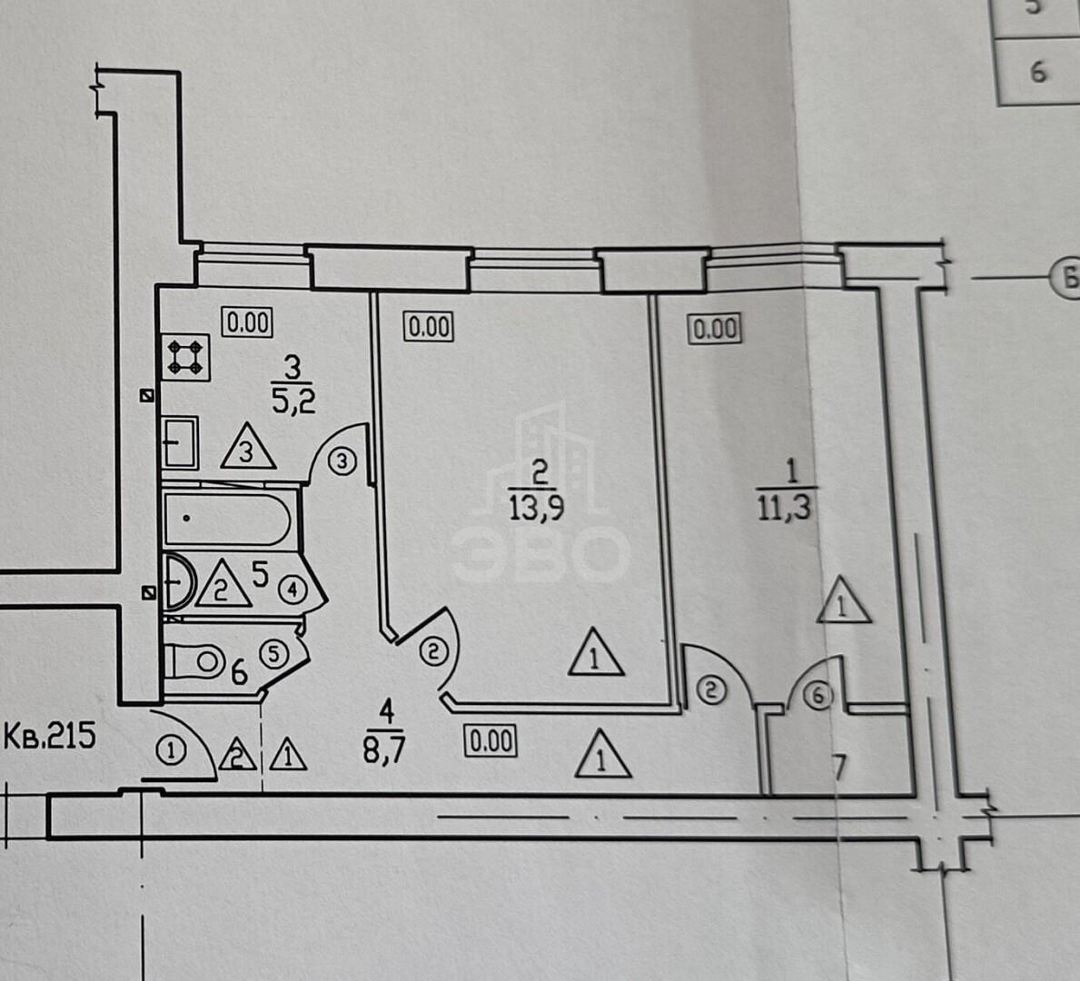 двухкомнатная квартира в Санкт-Петербурге по адресу: Московский проспект, 220, литера А