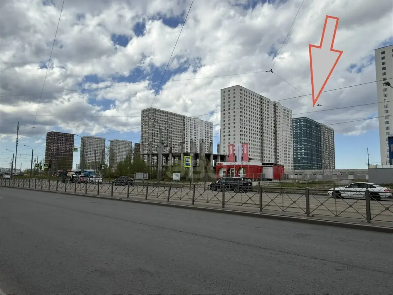 однокомнатная квартира в Санкт-Петербурге по адресу: Морской Пехоты ул., 22, к 2, строение 1