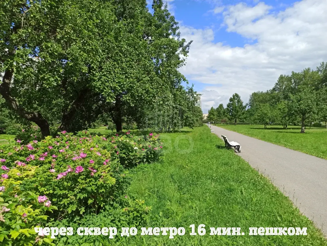 двухкомнатная квартира в Санкт-Петербурге по адресу: Пулковское ш., 9, к 1