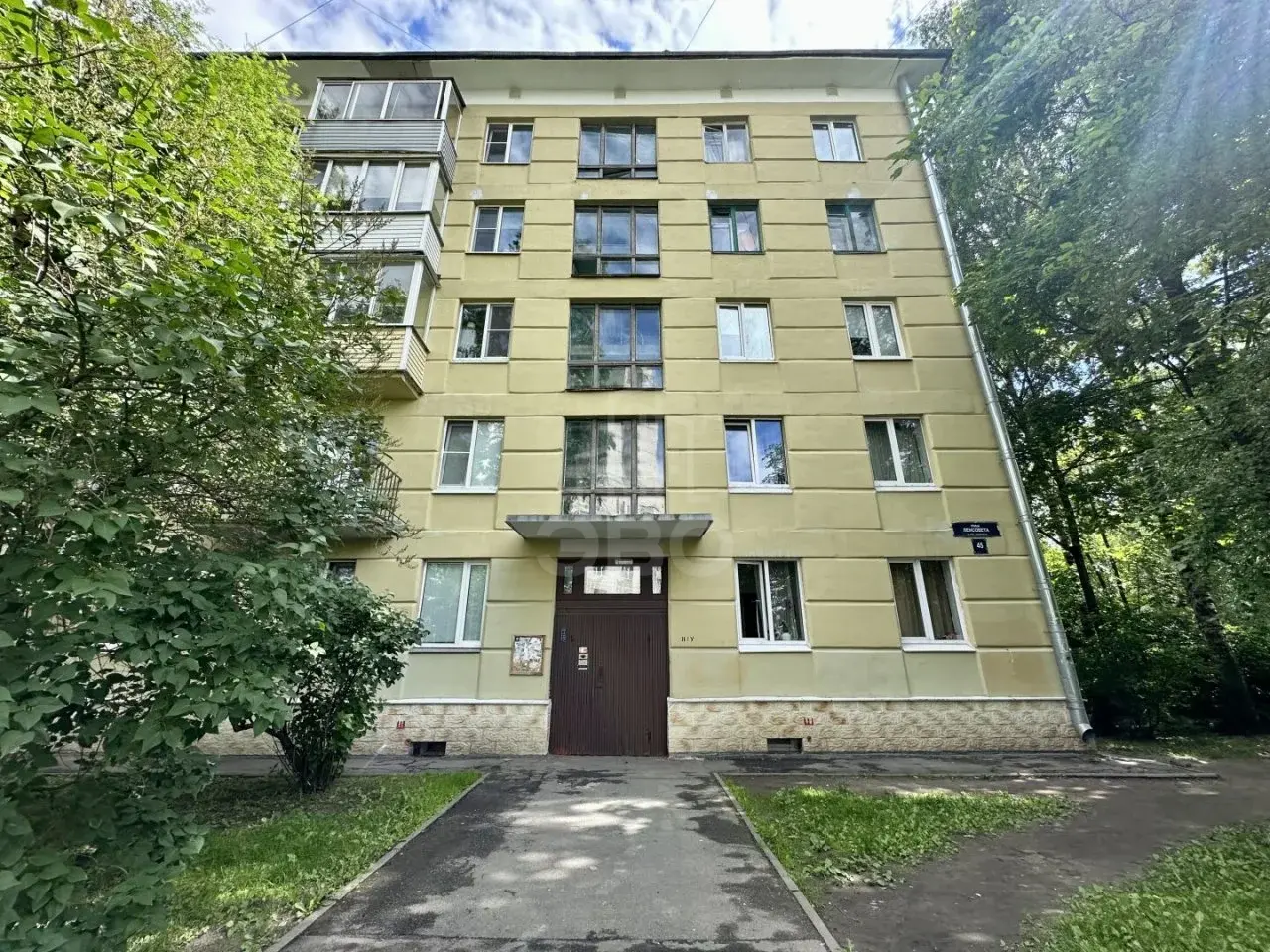 двухкомнатная квартира в Санкт-Петербурге по адресу: Ленсовета ул., 45