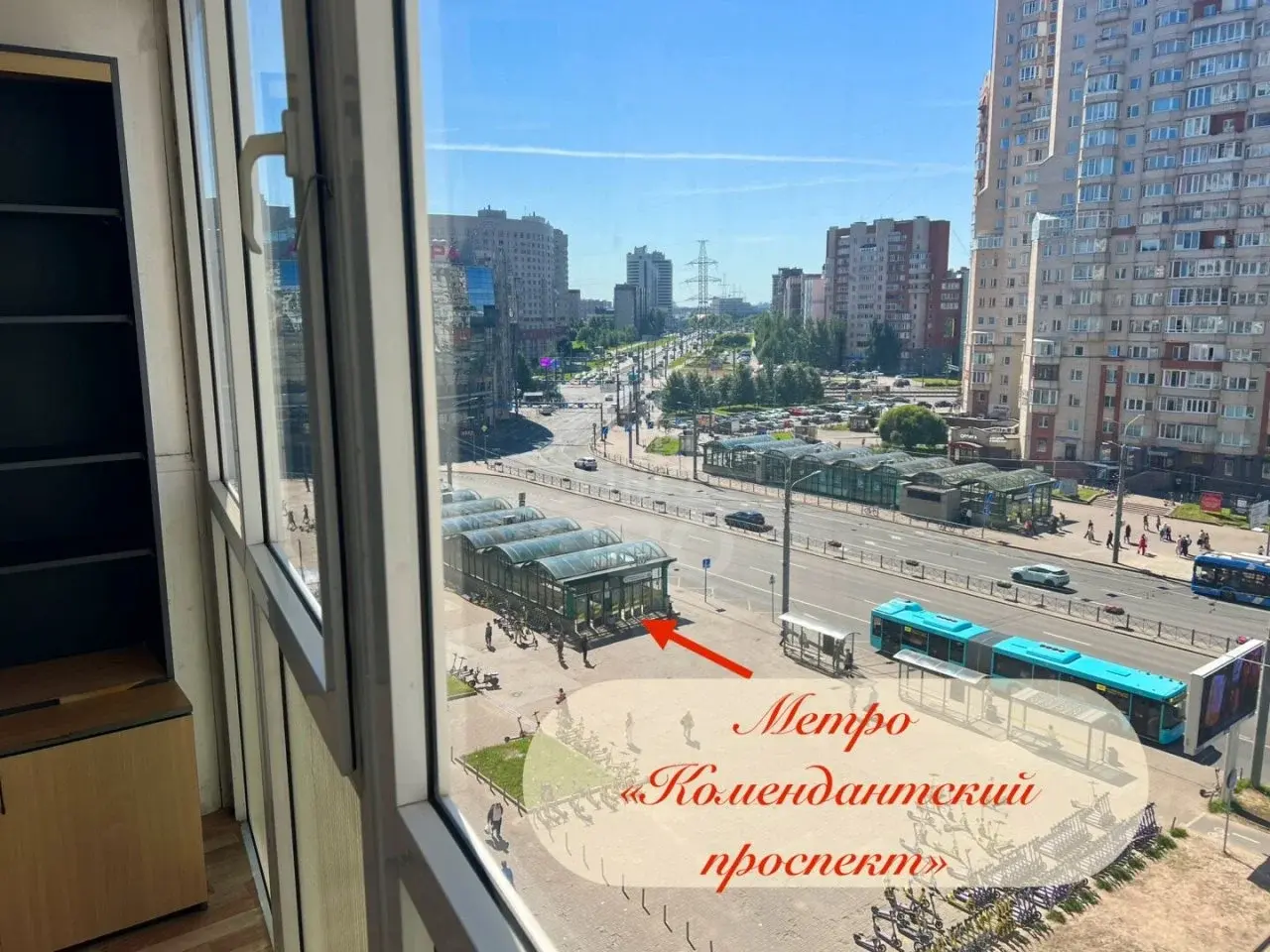 однокомнатная квартира в Санкт-Петербурге по адресу: Комендантский проспект, 13, к 1, литера А
