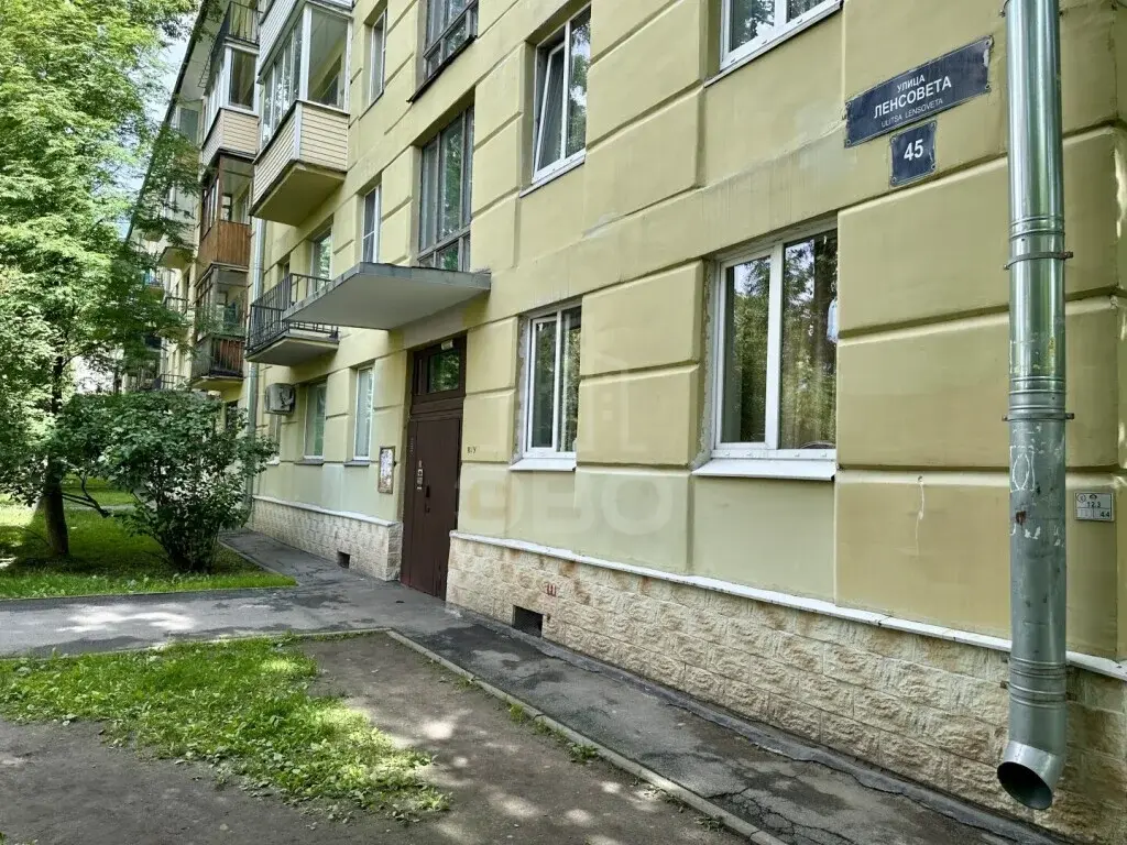 двухкомнатная квартира в Санкт-Петербурге по адресу: Ленсовета ул., 45