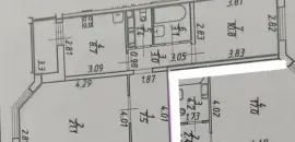 двухкомнатная квартира в Санкт-Петербурге по адресу: Королёва проспект, 64, к 2, строение 1