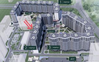 однокомнатная квартира в Ленинградской области по адресу: Авиаторов Балтики проспект, 23, к 3