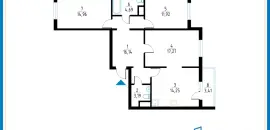 трехкомнатная квартира в Санкт-Петербурге по адресу: Богословская ул., 4, к 1, строение 1