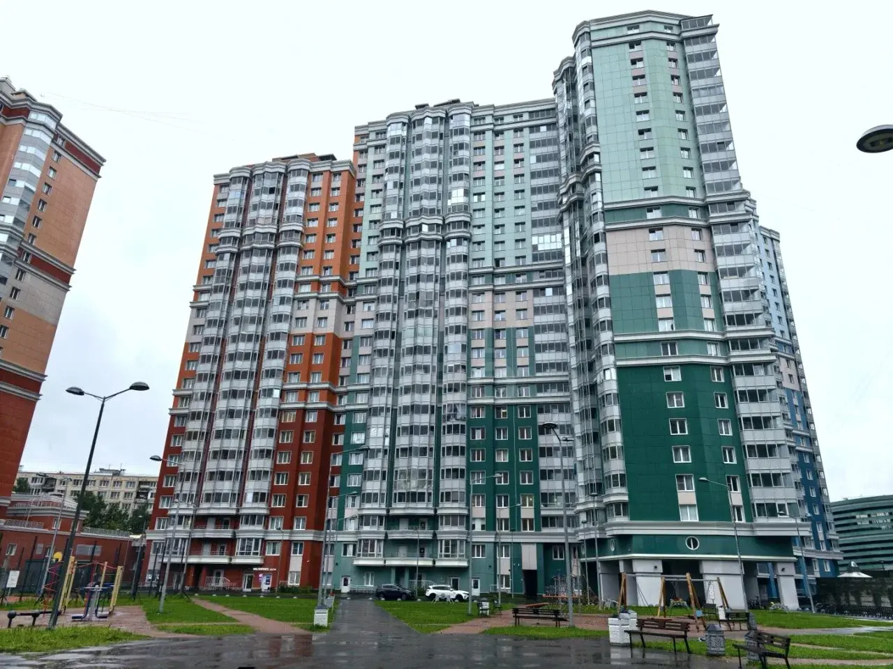 однокомнатная квартира в Санкт-Петербурге по адресу: Кустодиева ул., 7, к 1, строение 1