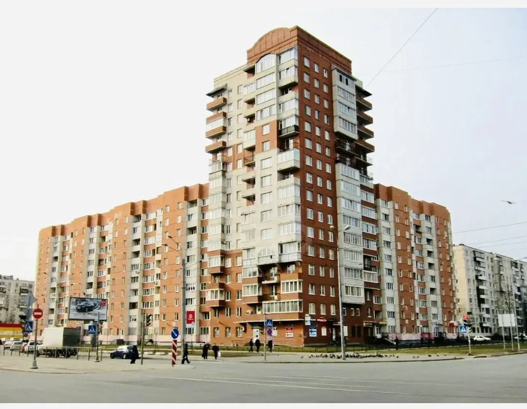 двухкомнатная квартира в Санкт-Петербурге по адресу: Искровский проспект, 19, к 1