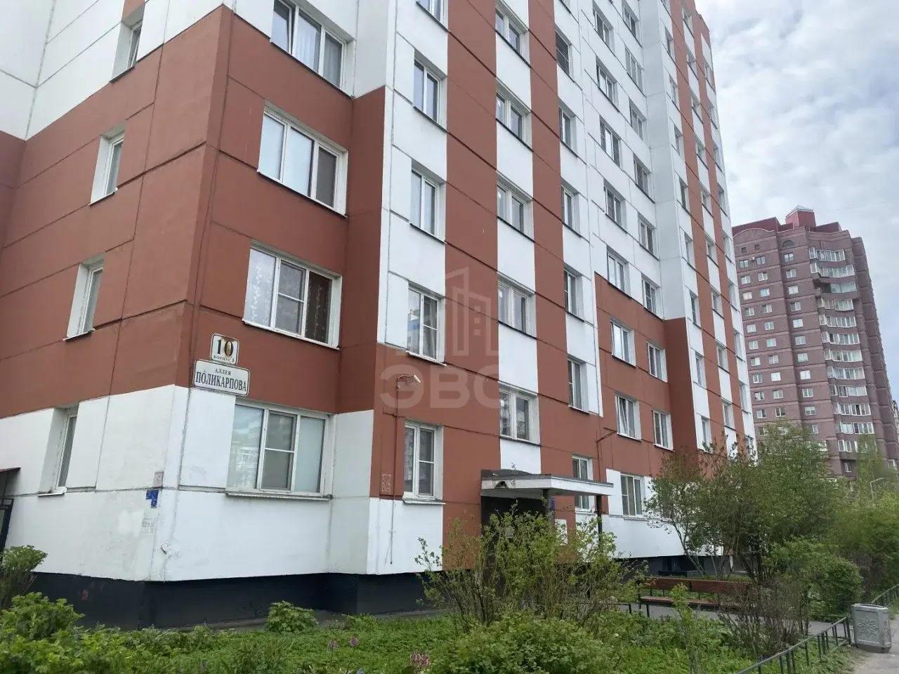 однокомнатная квартира в Санкт-Петербурге по адресу: Поликарпова аллея, 10, к 1