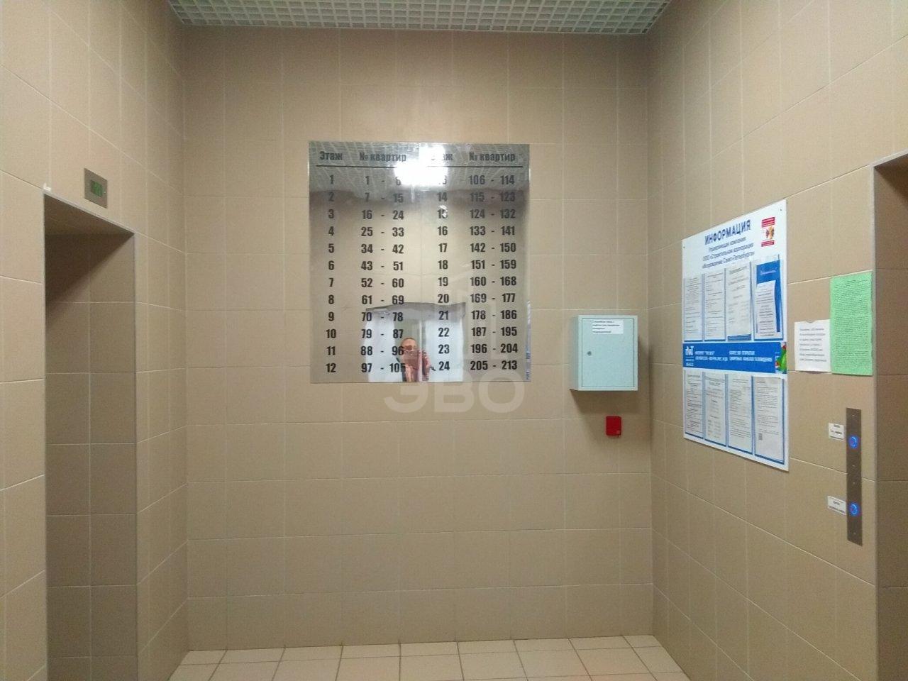 двухкомнатная квартира в Санкт-Петербурге по адресу: Корнея Чуковского ул., 3, к 3