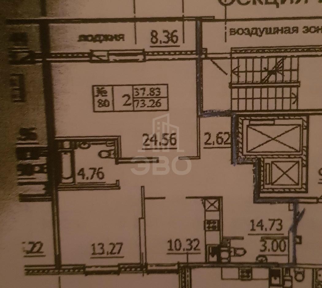 двухкомнатная квартира в Санкт-Петербурге по адресу: Приморский пр-кт., 52, к 1, литера А