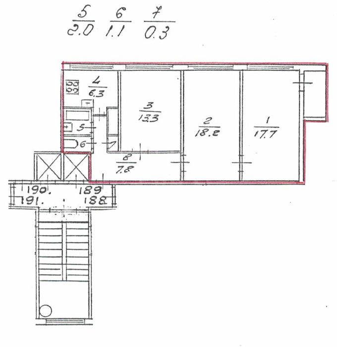трехкомнатная квартира в Санкт-Петербурге по адресу: Композиторов ул., 33, к 3