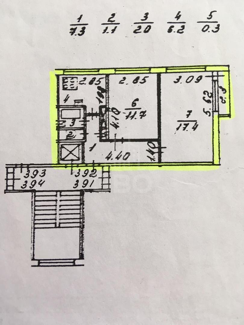 двухкомнатная квартира в Санкт-Петербурге по адресу: Поликарпова аллея, 3, к 1
