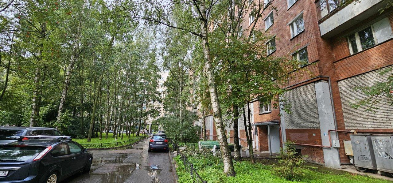 двухкомнатная квартира в Санкт-Петербурге по адресу: Кораблестроителей ул., 23, к 1, литера Б