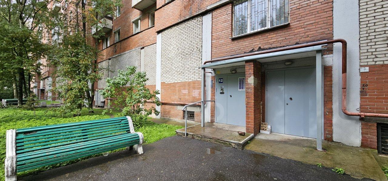 двухкомнатная квартира в Санкт-Петербурге по адресу: Кораблестроителей ул., 23, к 1, литера Б