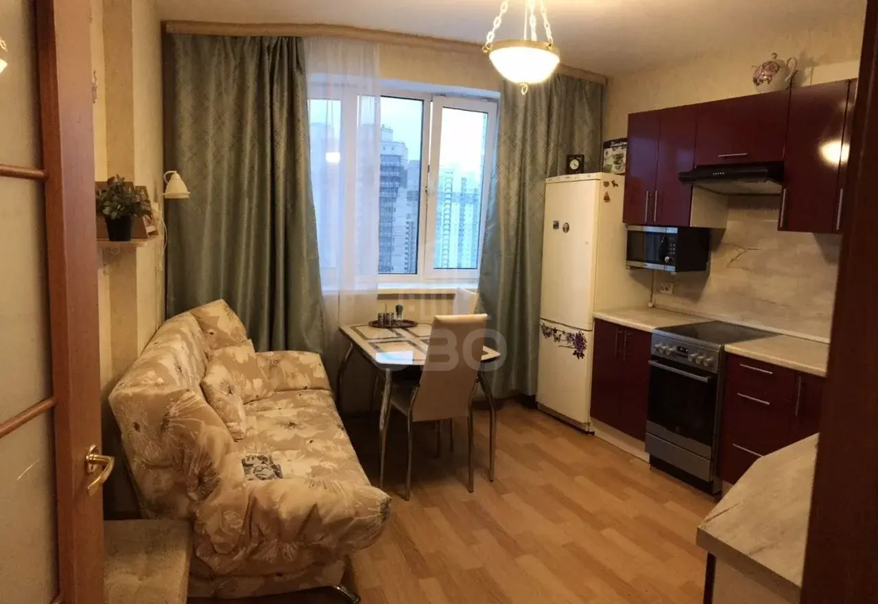 однокомнатная квартира в Санкт-Петербурге по адресу: Федора Абрамова ул., 23, к 1