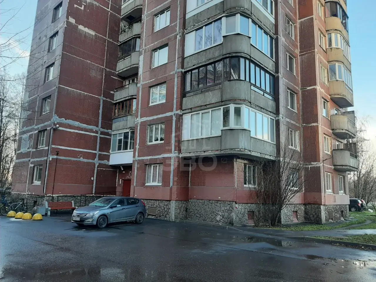 однокомнатная квартира в Санкт-Петербурге по адресу: Академика Байкова ул., 13, к 1