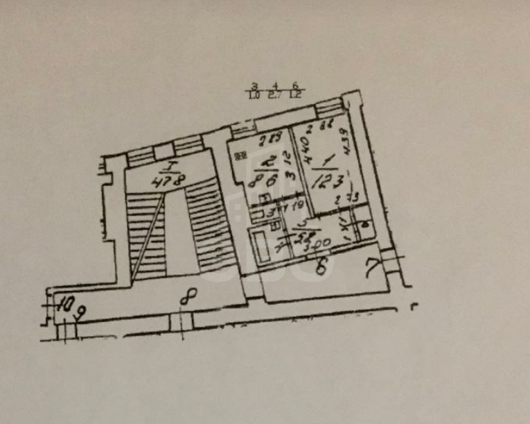 однокомнатная квартира в Санкт-Петербурге по адресу: Реки Мойки наб., 110