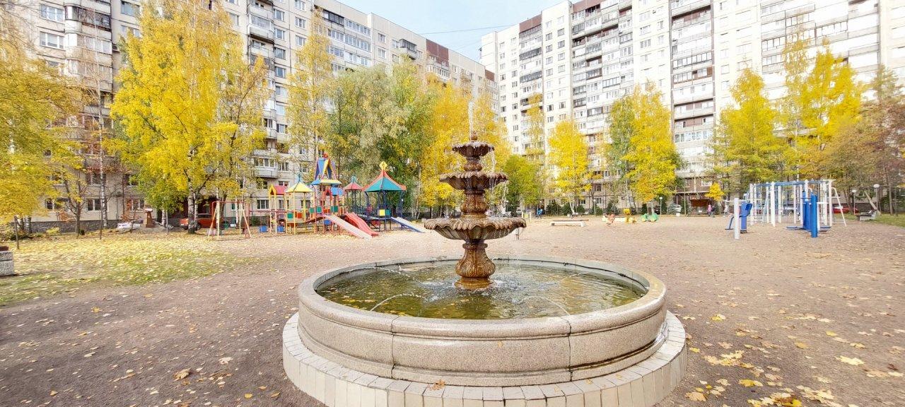 двухкомнатная квартира в Санкт-Петербурге по адресу: Луначарского проспект, 108, к 1