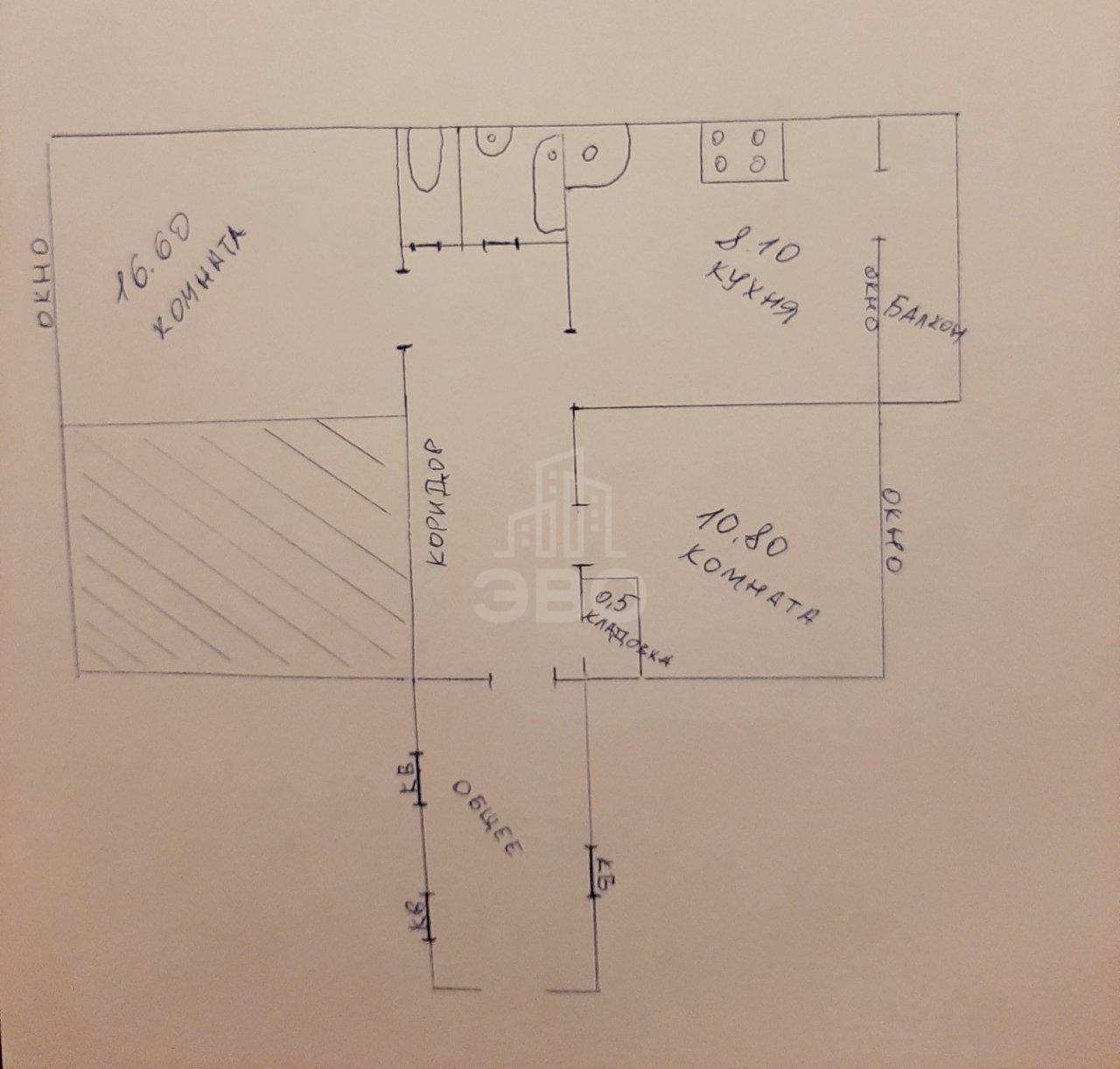 двухкомнатная квартира в Санкт-Петербурге по адресу: Бутлерова ул., 12, литера А