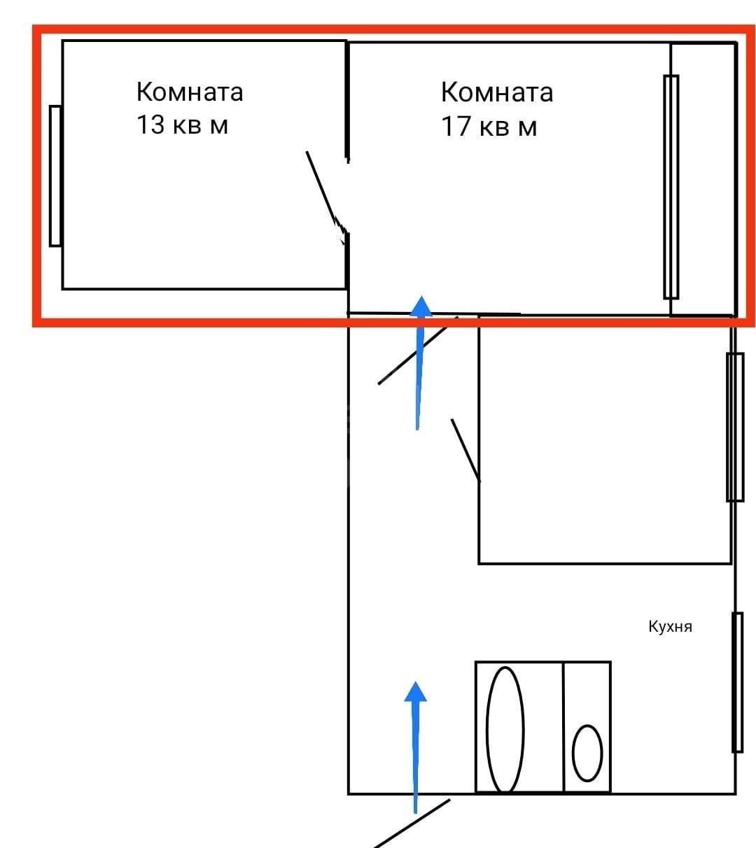 комната в Санкт-Петербурге по адресу: Индустриальный проспект, 35, к 1