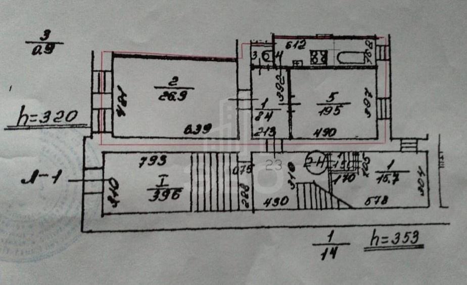 двухкомнатная квартира в Санкт-Петербурге по адресу: Виленский пер., 5, литера А