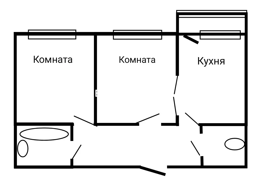 двухкомнатная квартира в Санкт-Петербурге по адресу: Пейзажная ул., 4, к 3