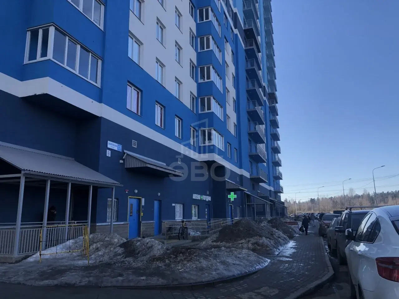 однокомнатная квартира в Санкт-Петербурге по адресу: Заречная ул., 17