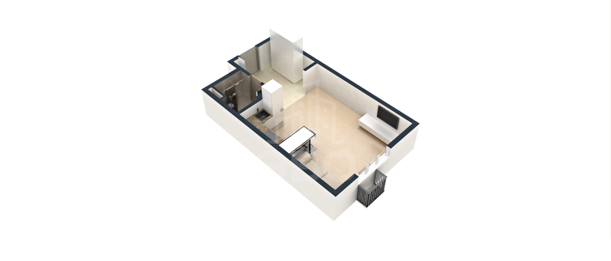 однокомнатная квартира в Санкт-Петербурге по адресу: Суздальское ш.