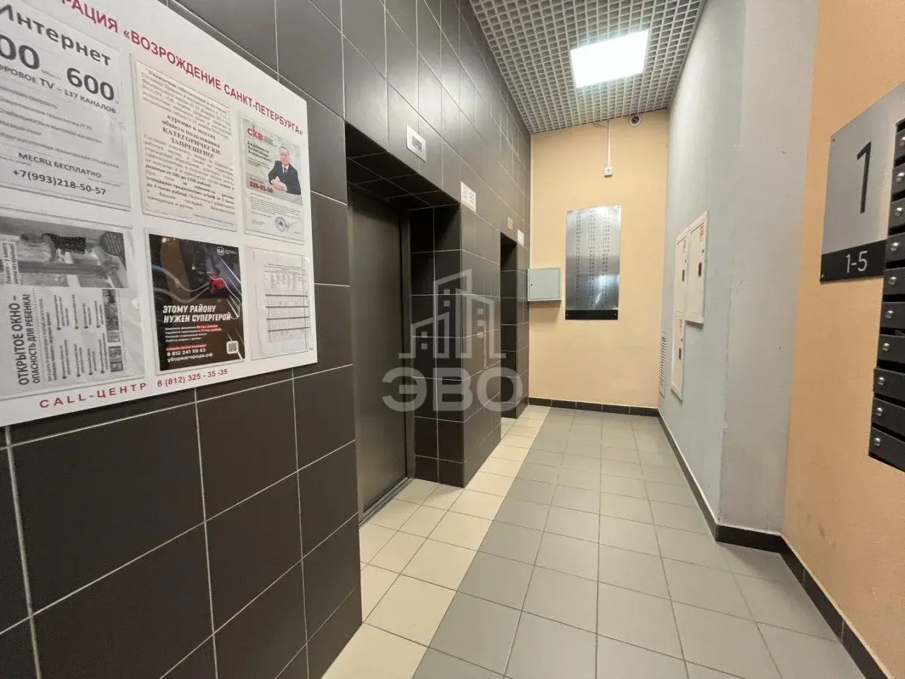 однокомнатная квартира в Санкт-Петербурге по адресу: Муринская дорога., 10, к 3