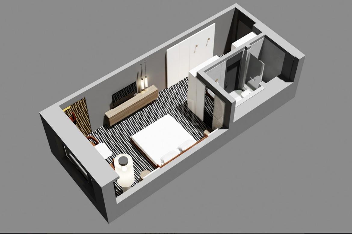 однокомнатная квартира в Санкт-Петербурге по адресу: Салова ул., 61, литера А