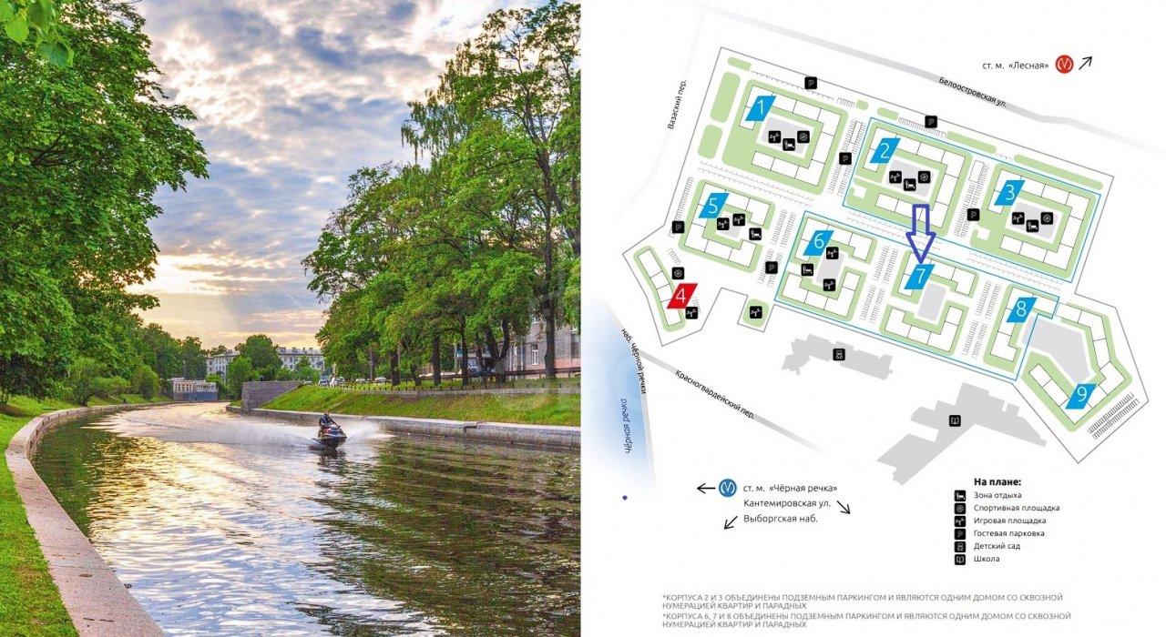 однокомнатная квартира в Санкт-Петербурге по адресу: Красногвардейский пер., к 2