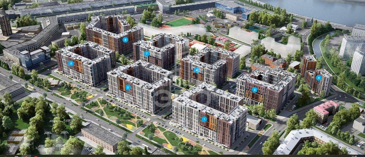 однокомнатная квартира в Санкт-Петербурге по адресу: Красногвардейский пер., к 2