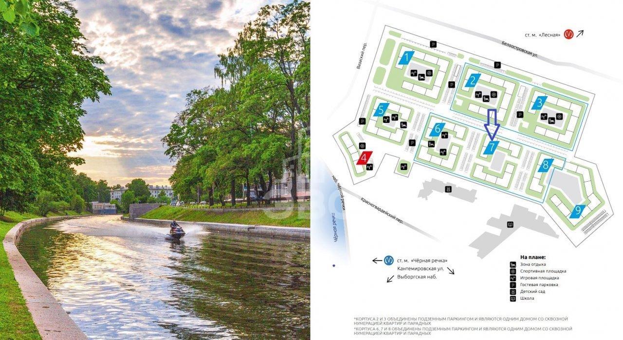 однокомнатная квартира в Санкт-Петербурге по адресу: Красногвардейский пер., к 2