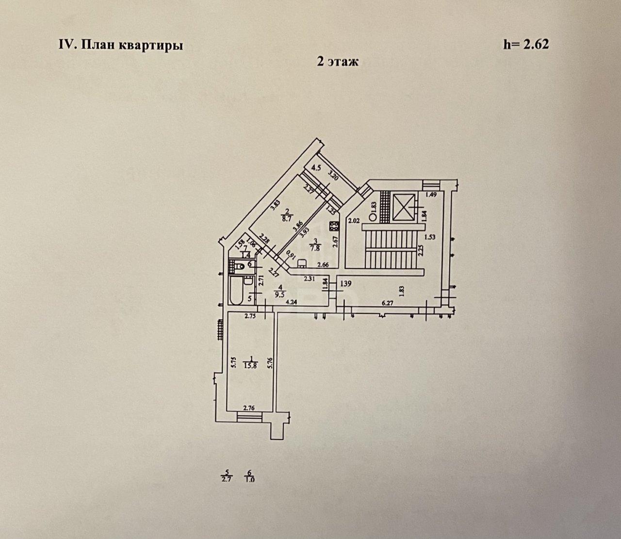двухкомнатная квартира в Санкт-Петербурге по адресу: Софийская ул., 57