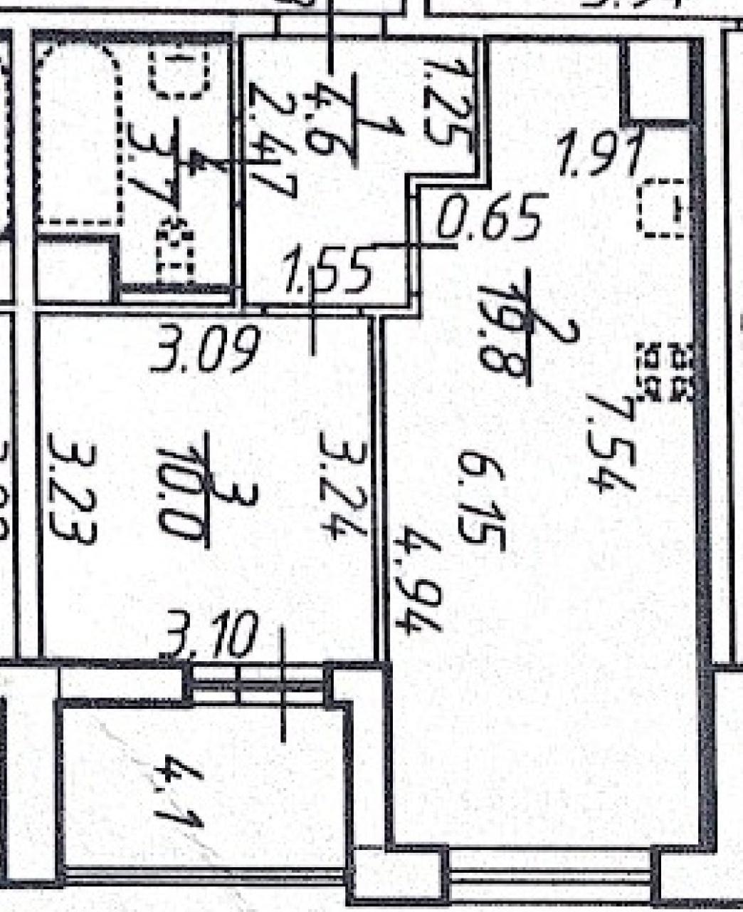 однокомнатная квартира в Санкт-Петербурге по адресу: Грибалевой ул., 7, к 1