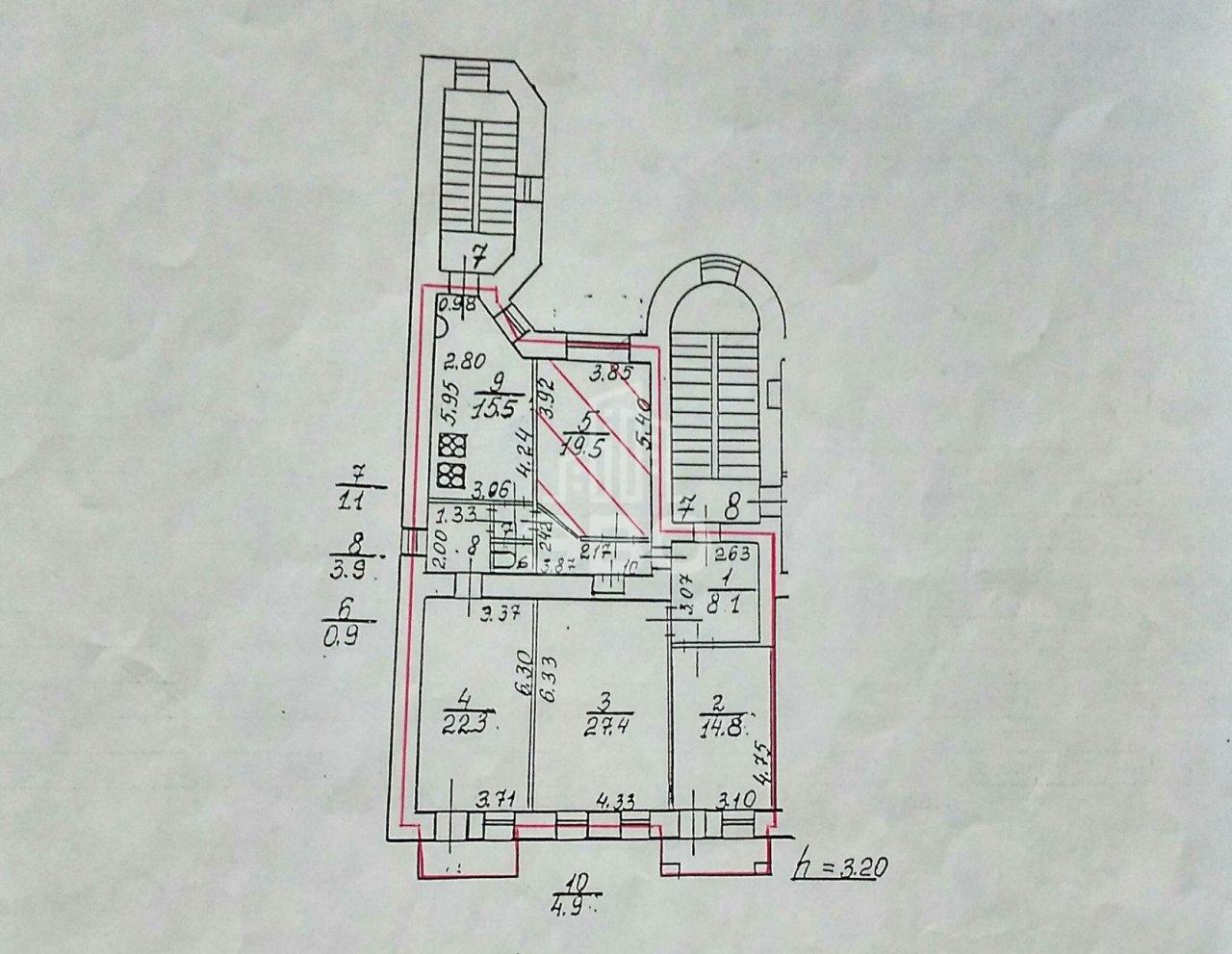 комната в Санкт-Петербурге по адресу: Коломенская ул., 27