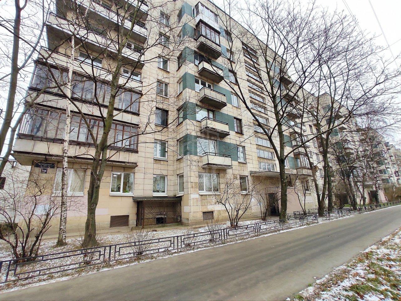 двухкомнатная квартира в Санкт-Петербурге по адресу: Варшавская ул., 118