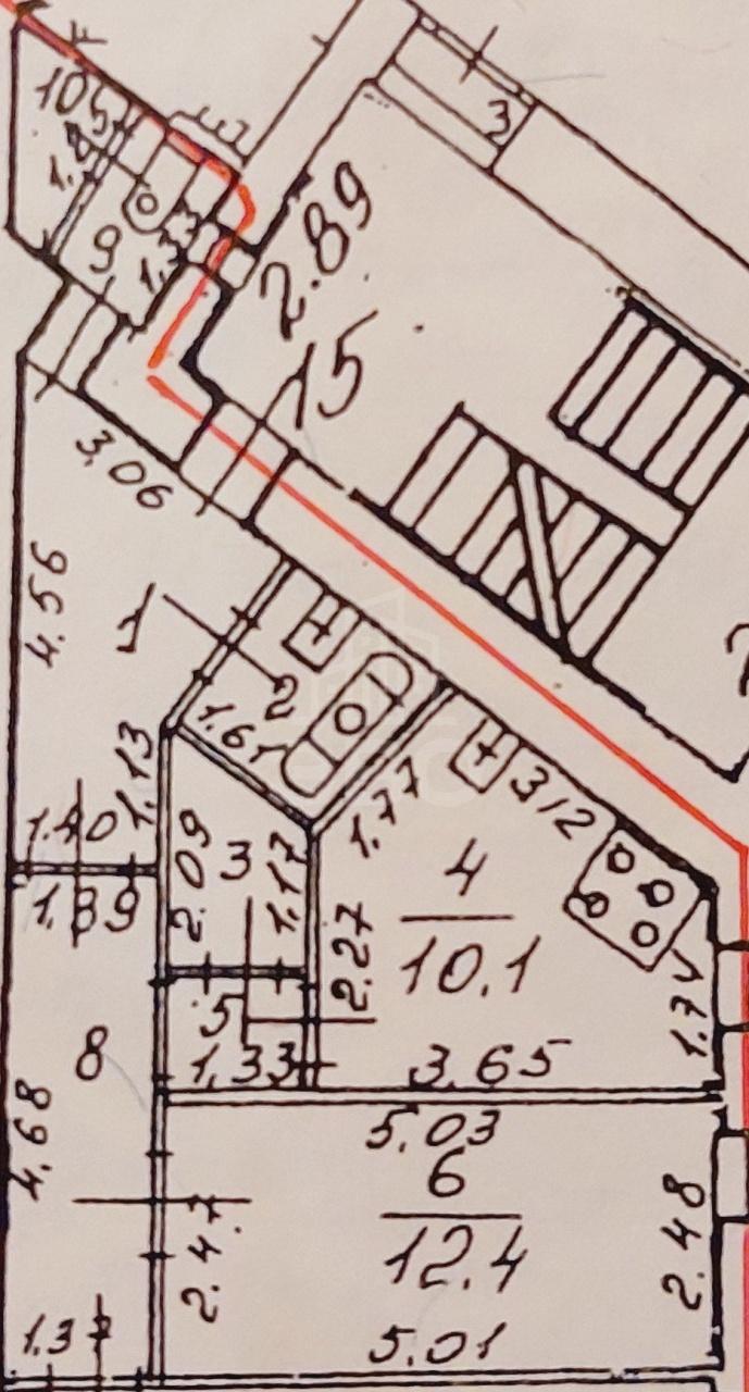 однокомнатная квартира в Санкт-Петербурге по адресу: Большой П.С. проспект, 6-8