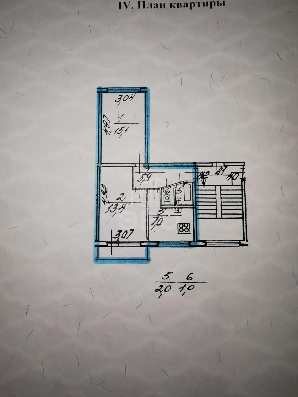 двухкомнатная квартира в Санкт-Петербурге по адресу: Замшина ул., 62