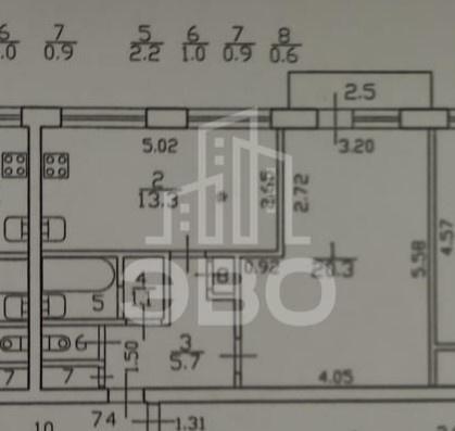 однокомнатная квартира в Санкт-Петербурге по адресу: Белградская ул., 6, к 7