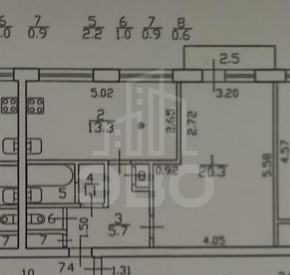 однокомнатная квартира в Санкт-Петербурге по адресу: Белградская ул., 6, к 7