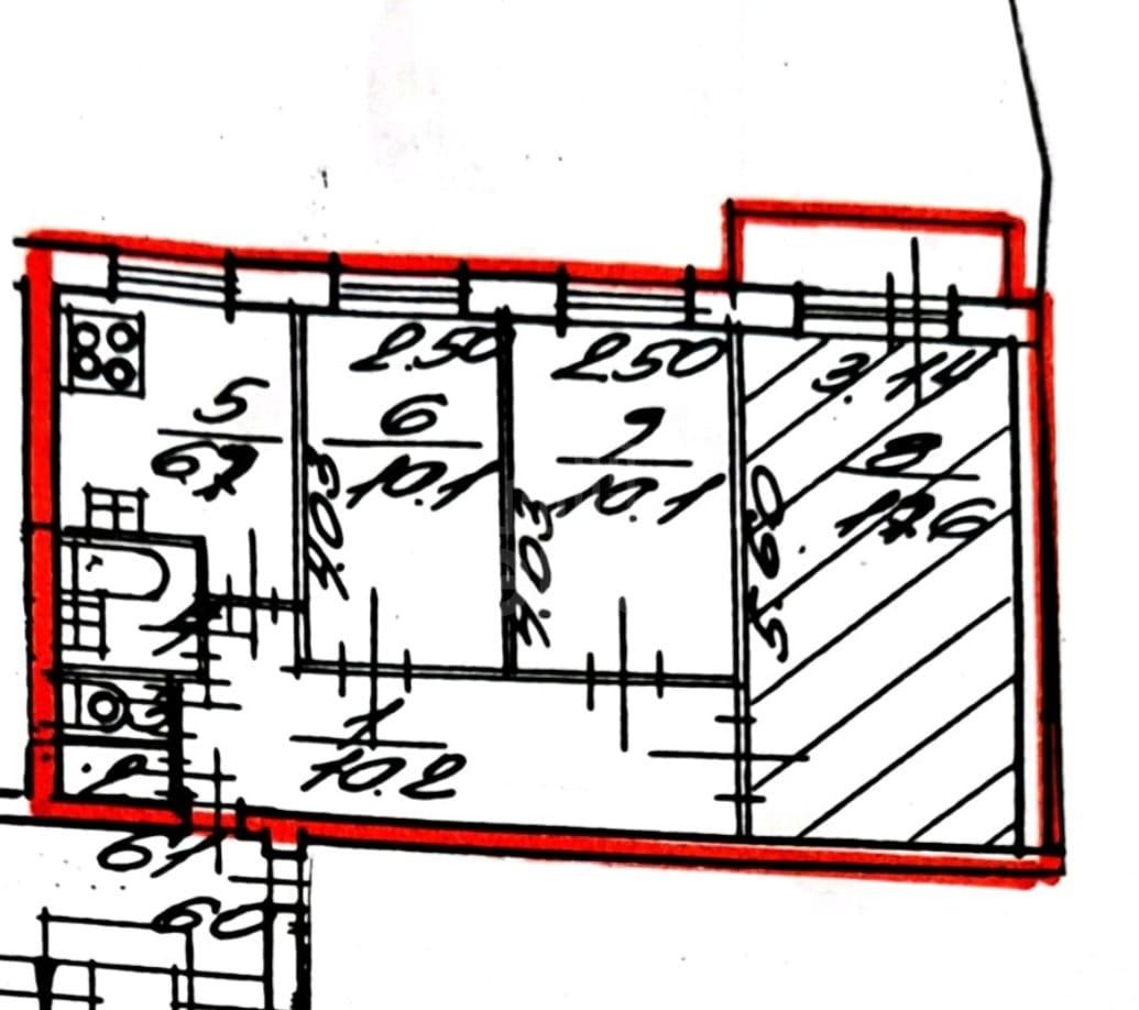 комната в Санкт-Петербурге по адресу: Академика Байкова ул., 9