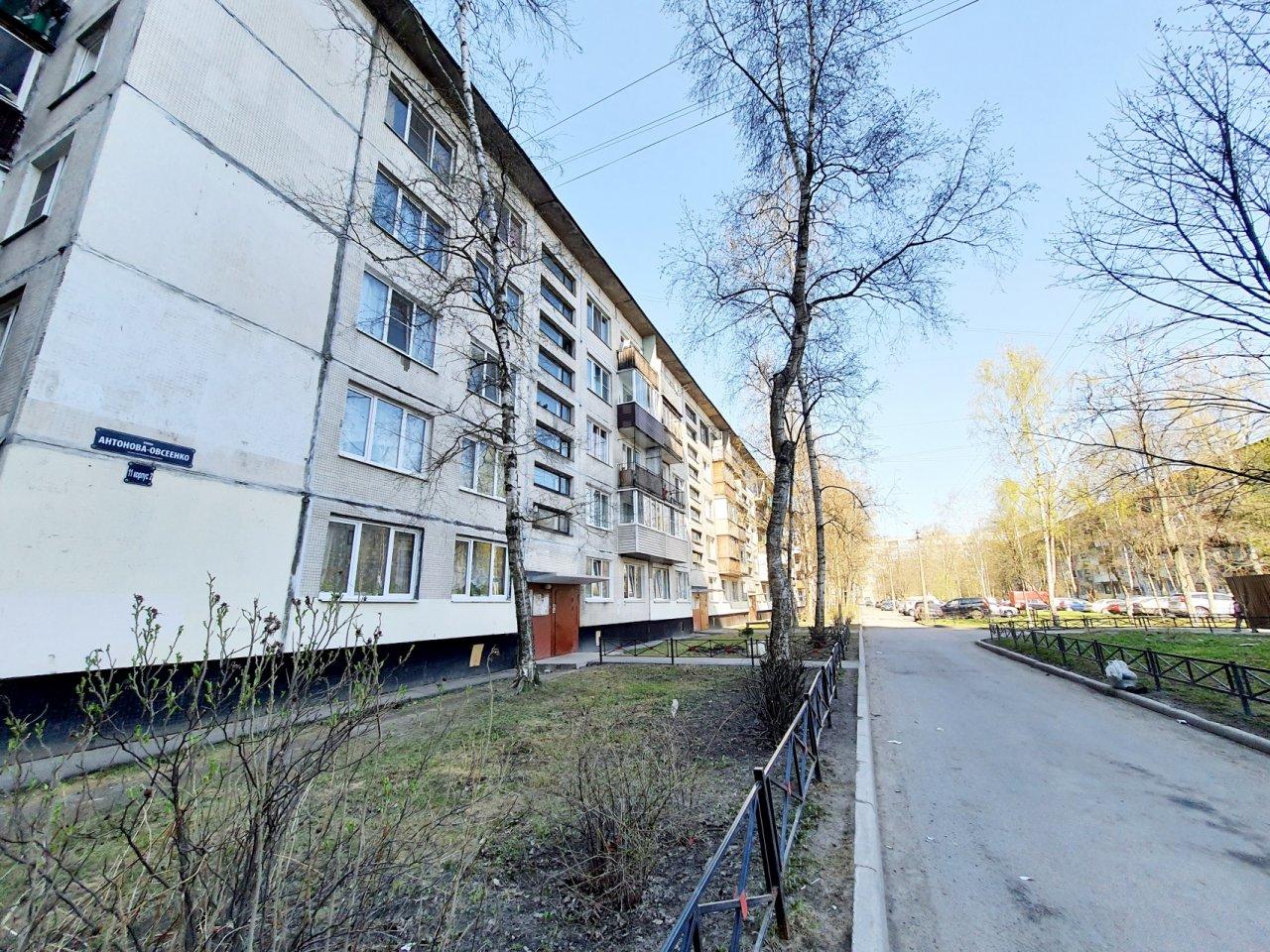 двухкомнатная квартира в Санкт-Петербурге по адресу: Антонова-Овсеенко ул., 11, к 2