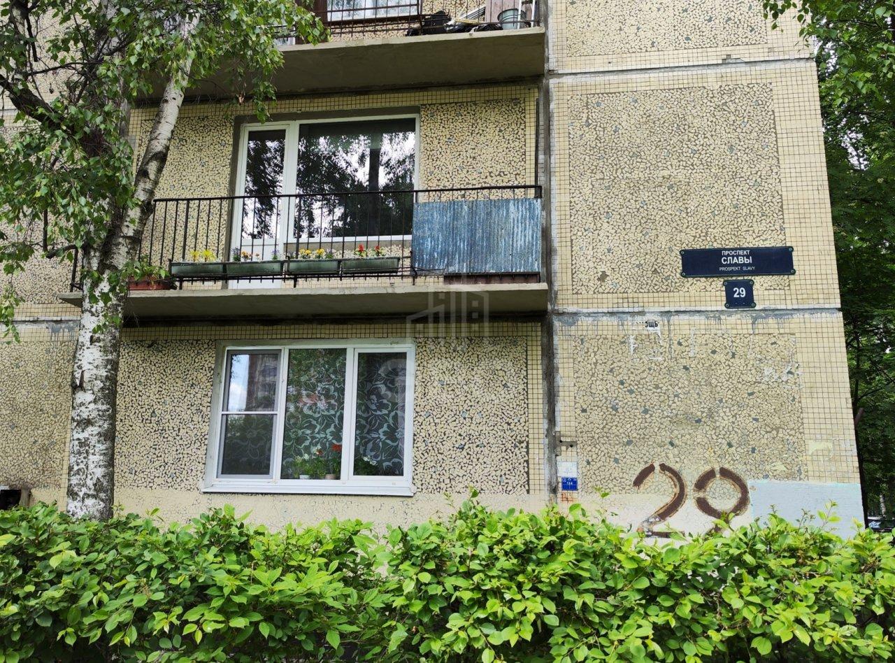 двухкомнатная квартира в Санкт-Петербурге по адресу: Славы проспект, 29