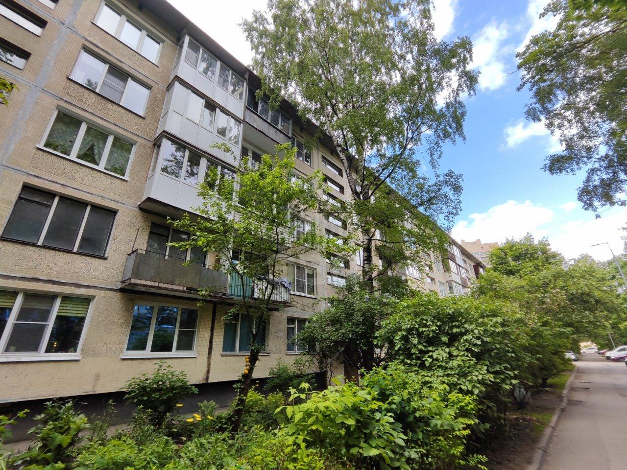 двухкомнатная квартира в Санкт-Петербурге по адресу: Славы проспект, 29